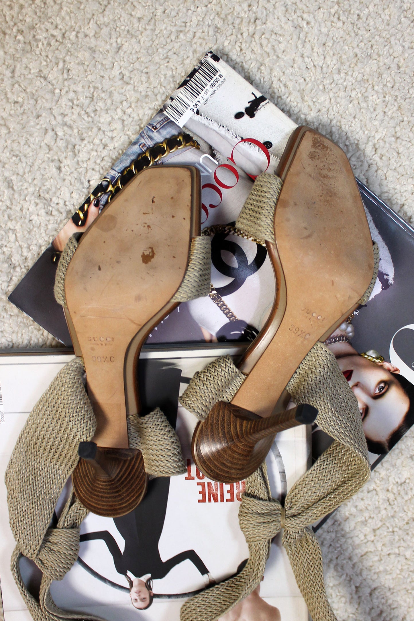 GUCCI BY TOM FORD ARCHIVE ANKLE WRAP SANDALS