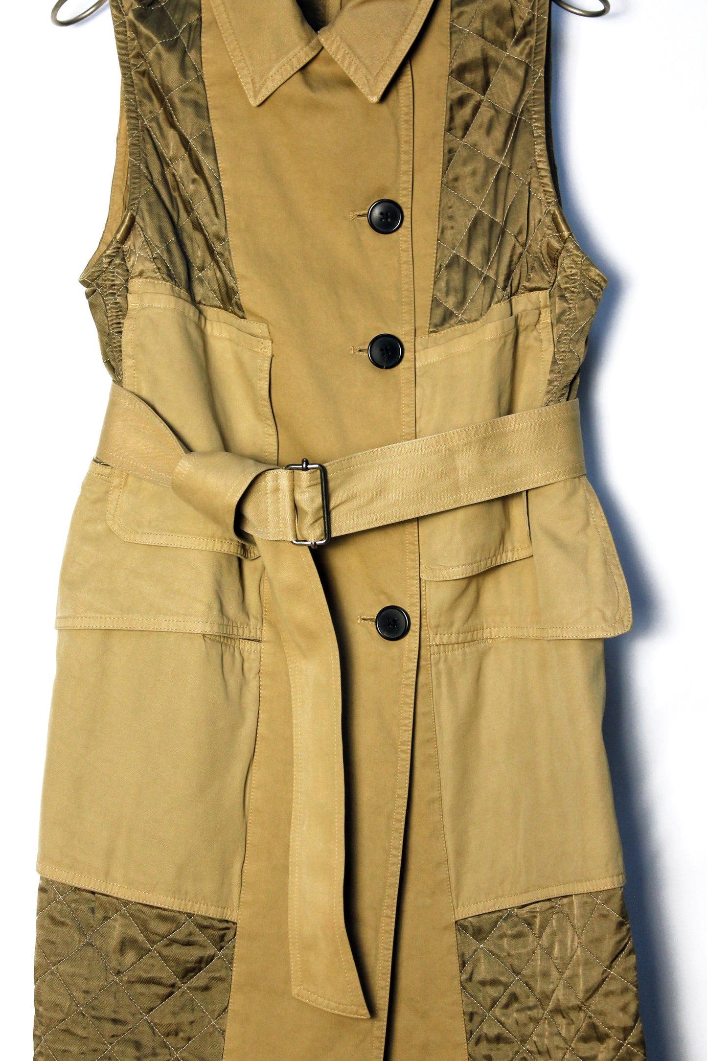 DRIES VAN NOTEN SLEEVELESS TRENCH F/W 2015