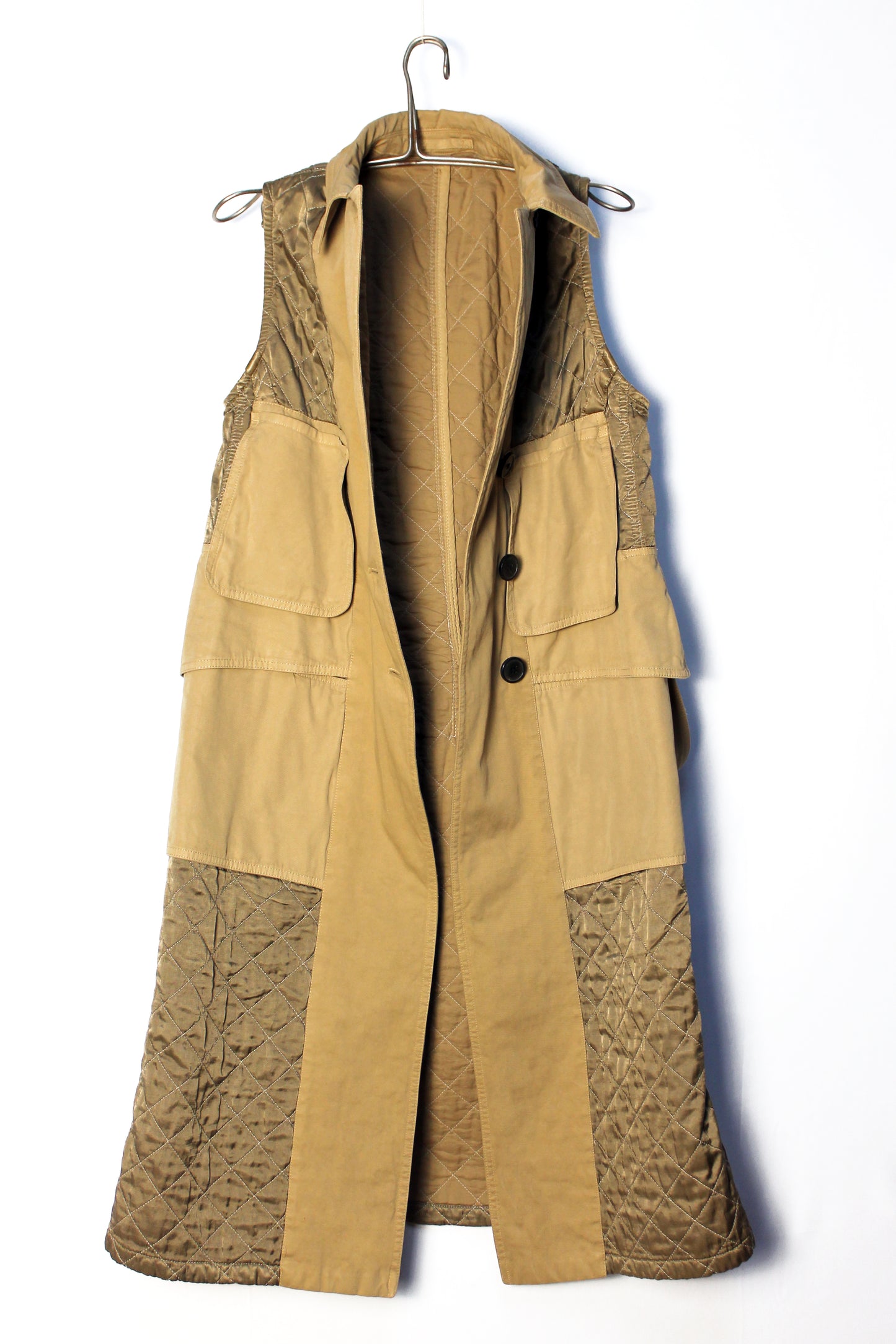 DRIES VAN NOTEN SLEEVELESS TRENCH F/W 2015