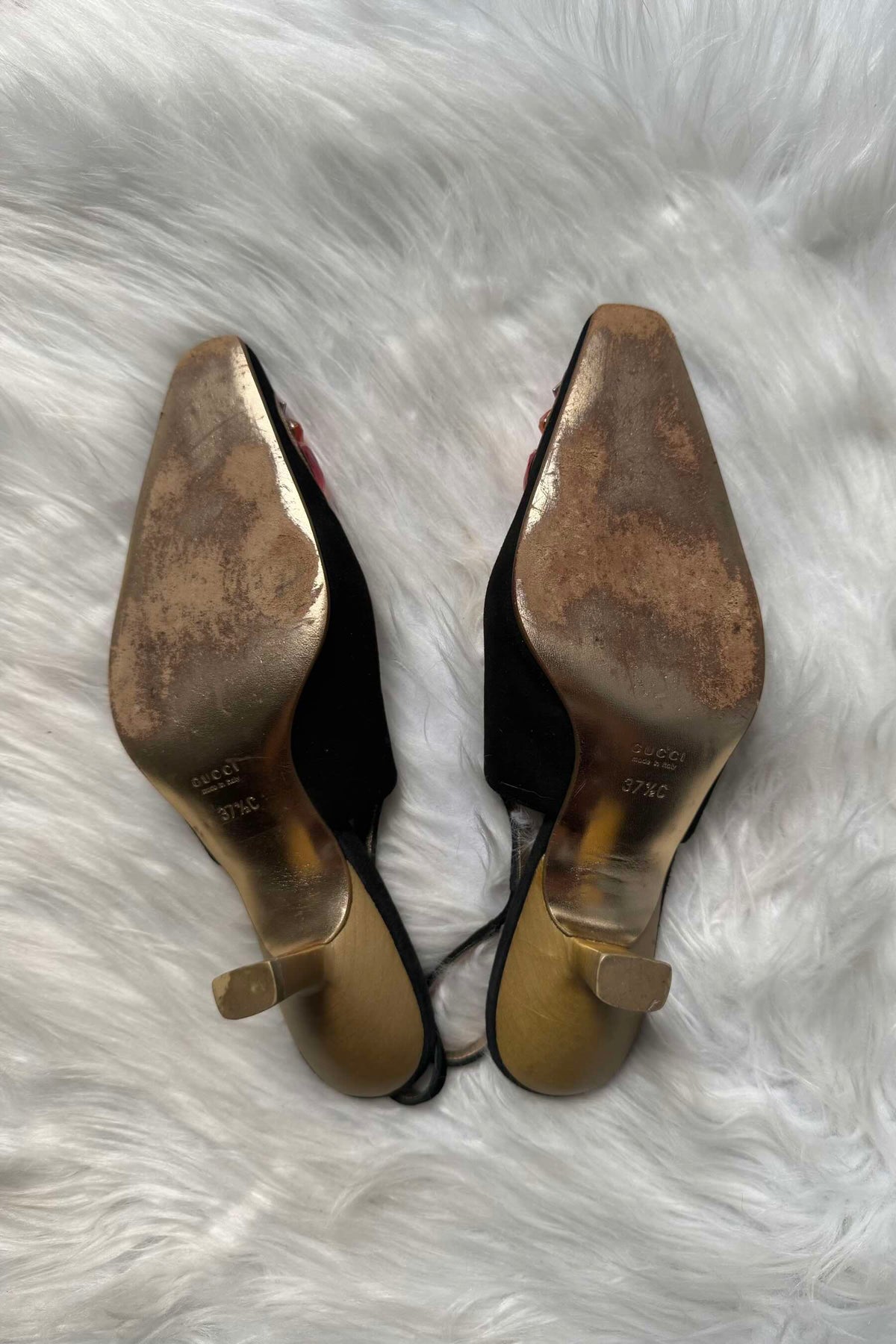 GUCCI FALL 2000 RUNWAY SLINGBACK TOM FORD ERA- IT 37,5