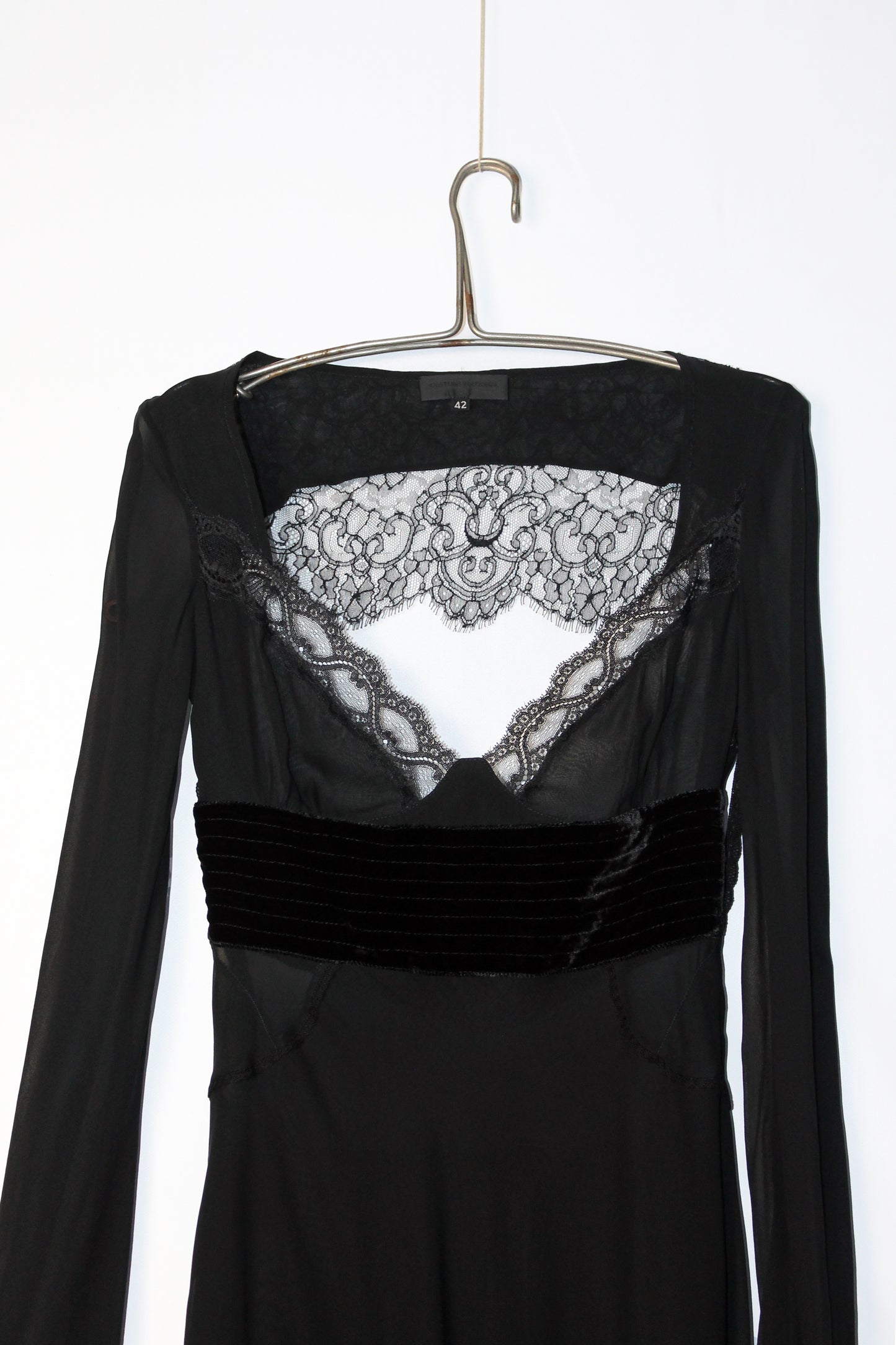 COSTUME NATIONAL ABITO LINGERIE VINTAGE F/W 2005