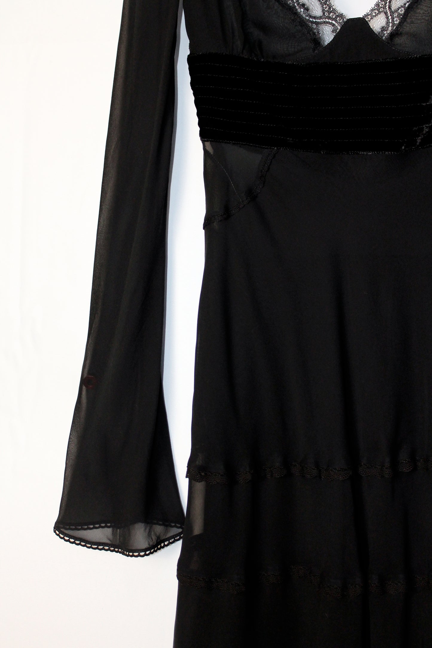 COSTUME NATIONAL ABITO LINGERIE VINTAGE F/W 2005