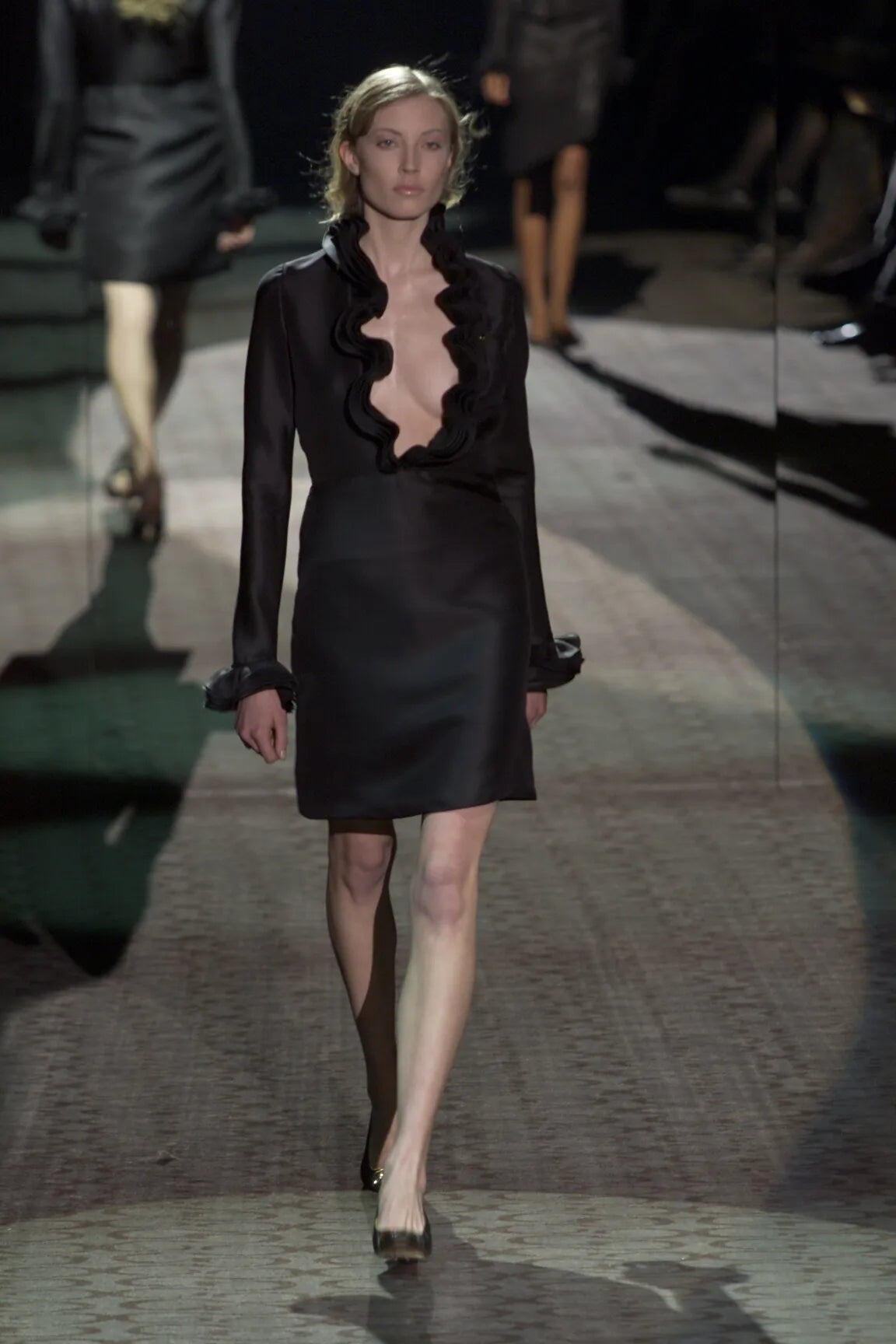 GUCCI ABITO CON RUCHES F/W 2000 BY TOM FORD