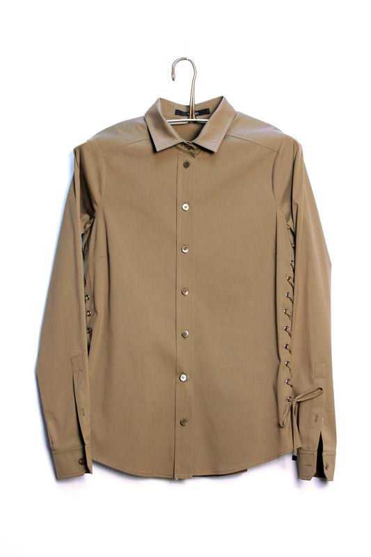 GUCCI CAMICIA LACED UP Y2K 2010