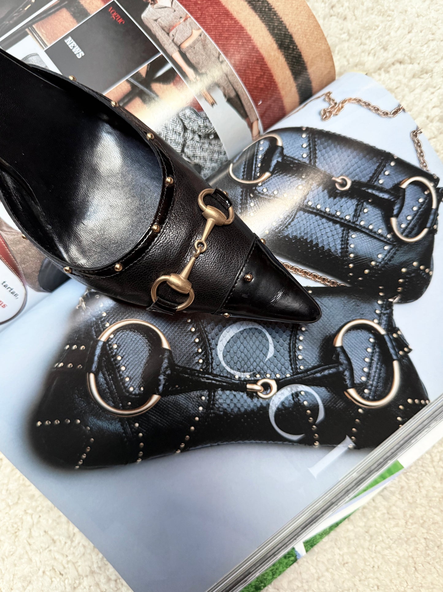 GUCCI BY TOM FORD HORSEBIT HEELS F/W 2003