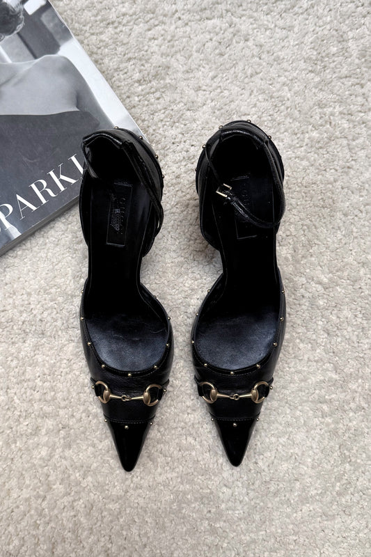 GUCCI TOM FORD ERA DECOLLETE HORSEBIT CON CINTURINO F/W 2003 - 39