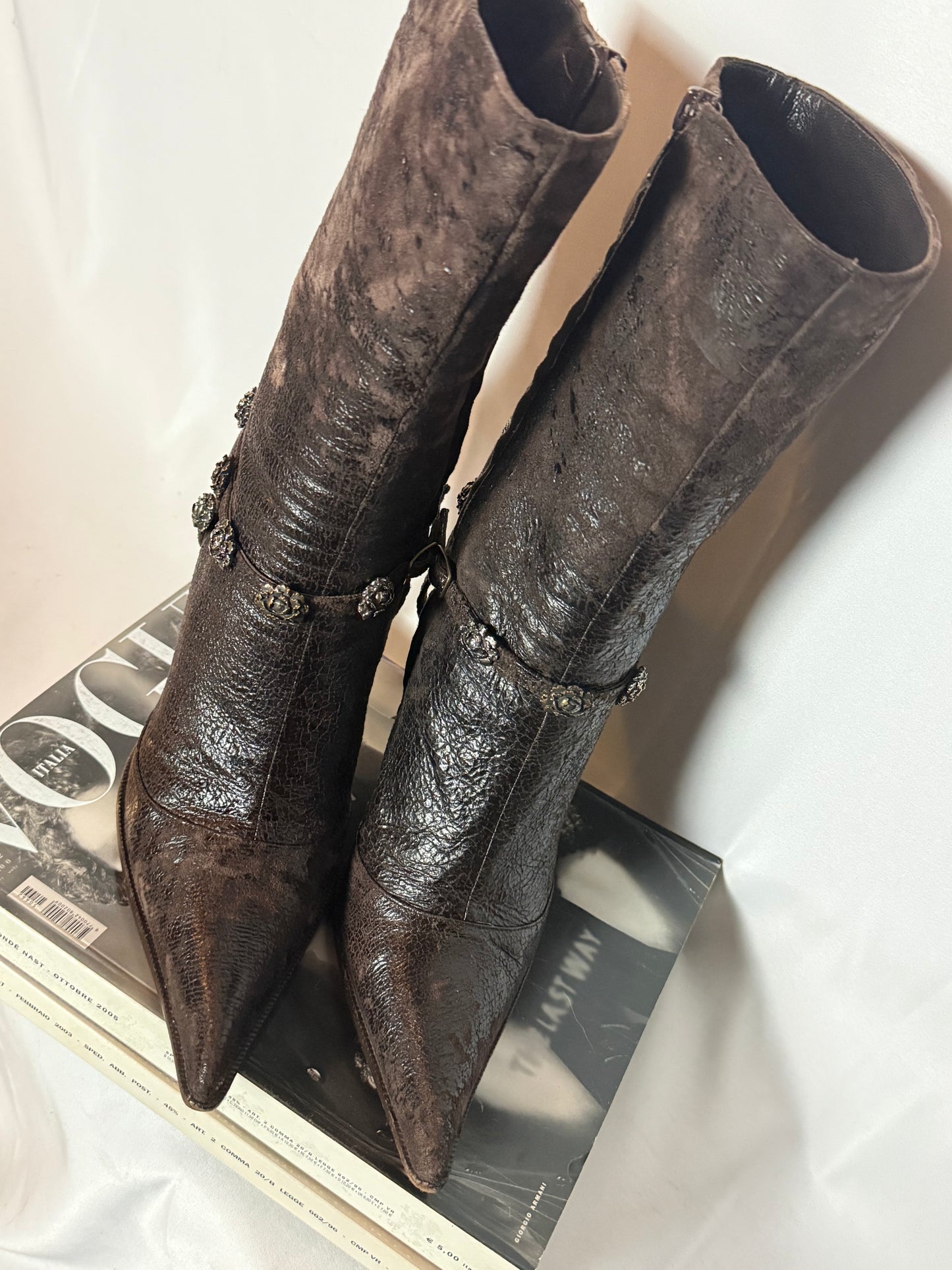 ROBERTO CAVALLI STIVALI VINTAGE ANNI 2000