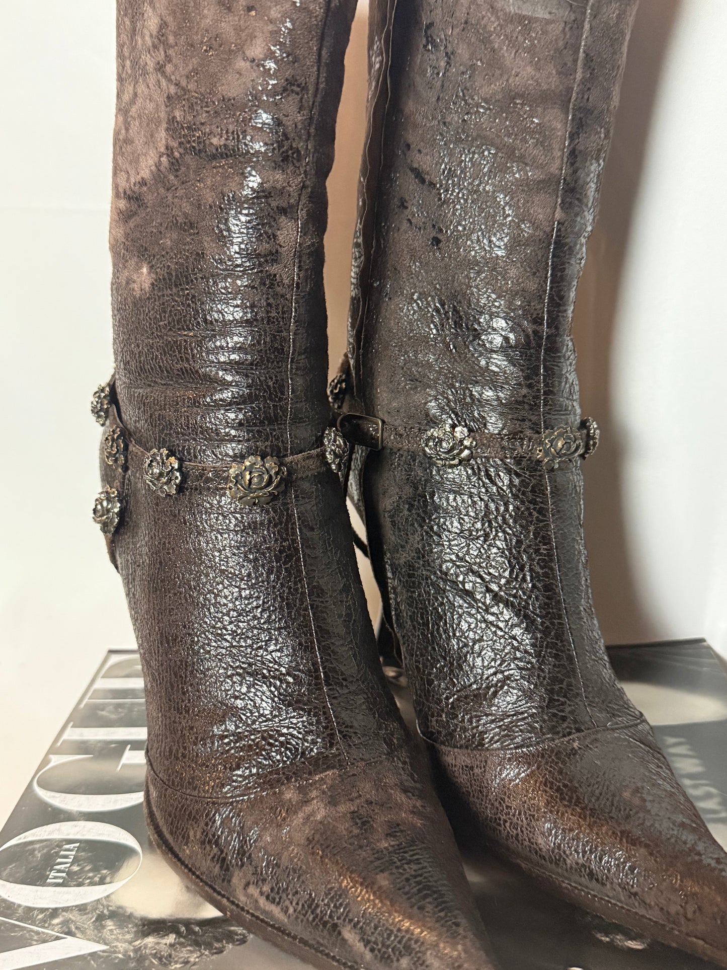 ROBERTO CAVALLI STIVALI VINTAGE ANNI 2000