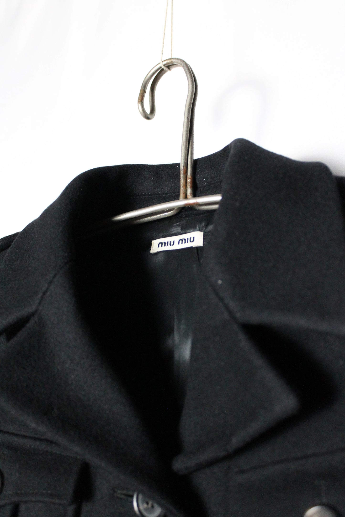 MIU MIU CAPPOTTO MILITARE IN LANA F/W 2006