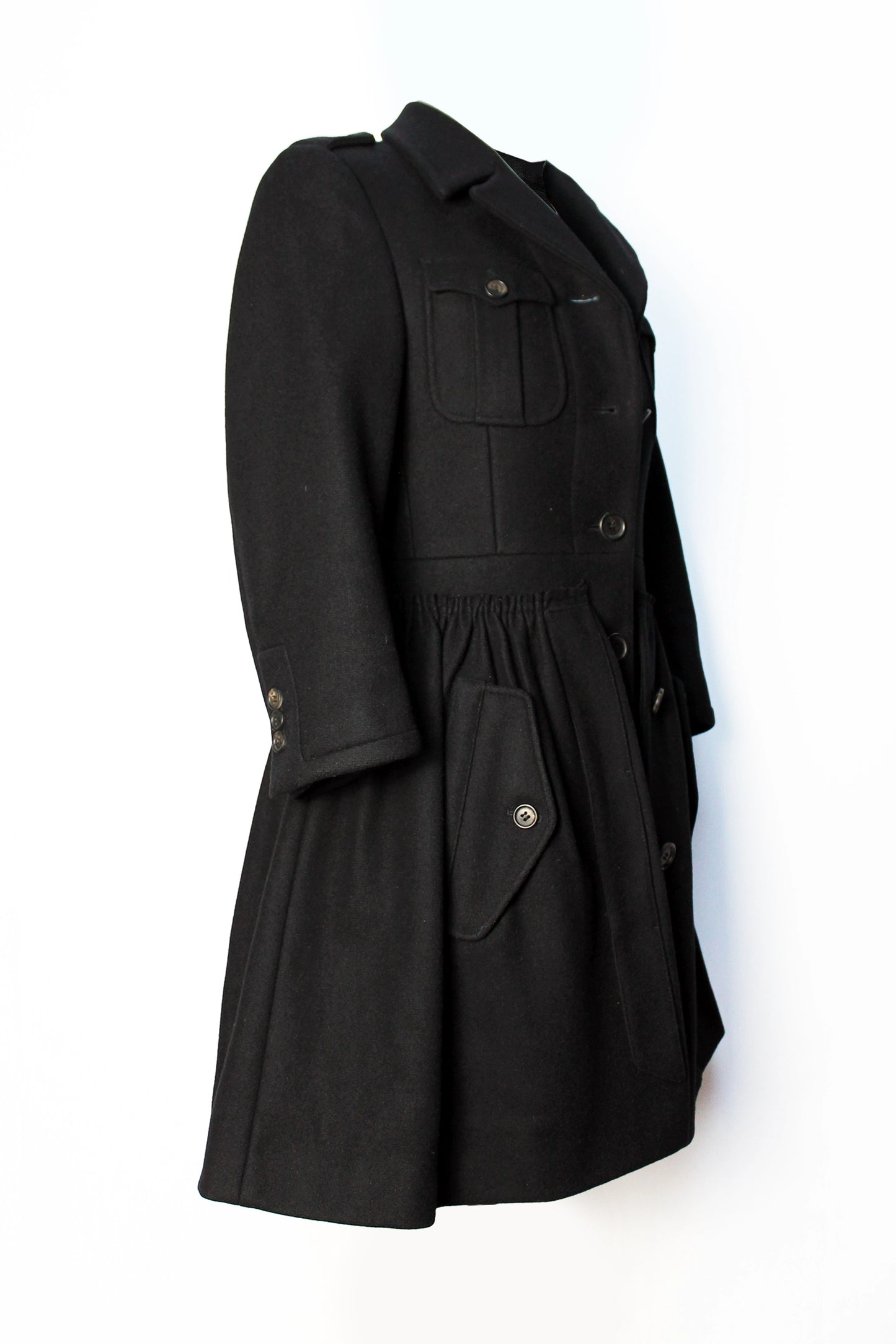 MIU MIU CAPPOTTO MILITARE IN LANA F/W 2006
