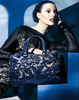PRADA SILK SLIP DRESS WITH LACE PRINT F/W 2008