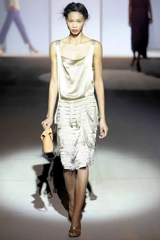 ALBERTA FERRETTI FLAPPER STYLE SILK DRESS S/S 2009