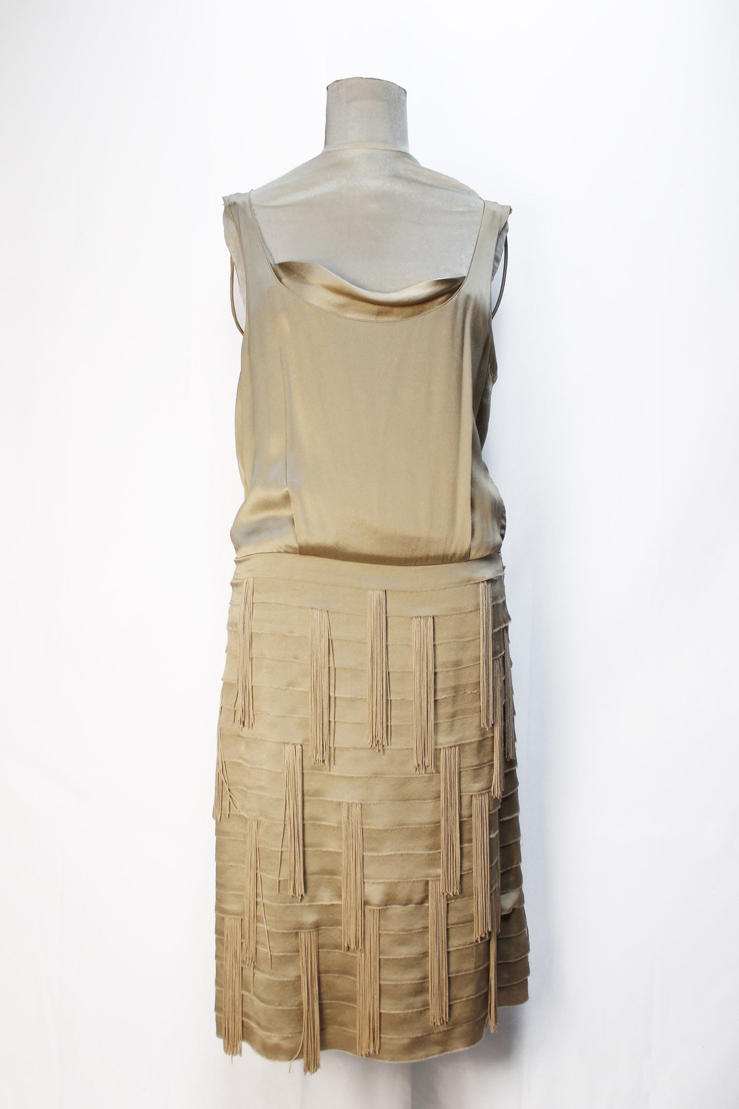 ALBERTA FERRETTI FLAPPER STYLE SILK DRESS S/S 2009