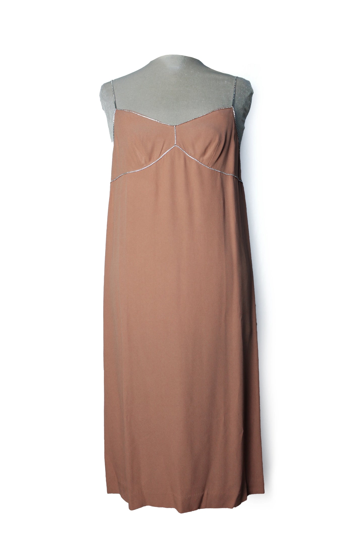 DRIES VAN NOTEN ABITO BABYDOLL CON CRISTALLI S/S 2018