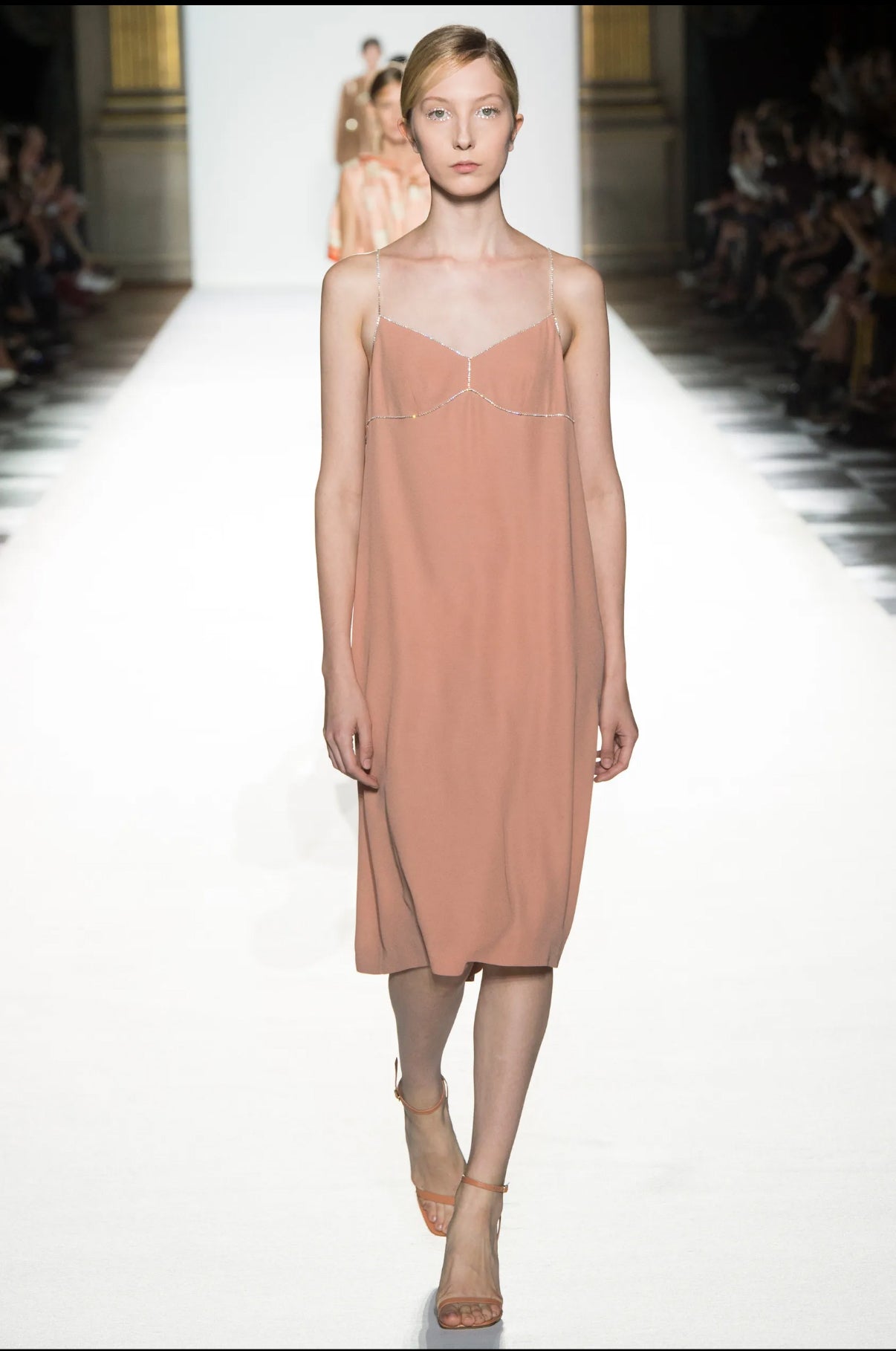 DRIES VAN NOTEN ABITO BABYDOLL CON CRISTALLI S/S 2018