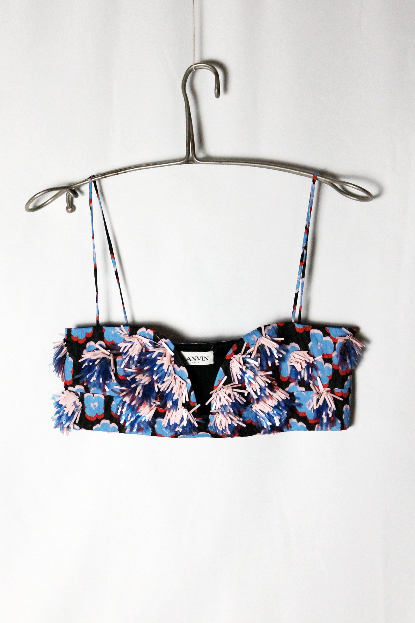 LANVIN SILK FLORAL TOP S/S 2022