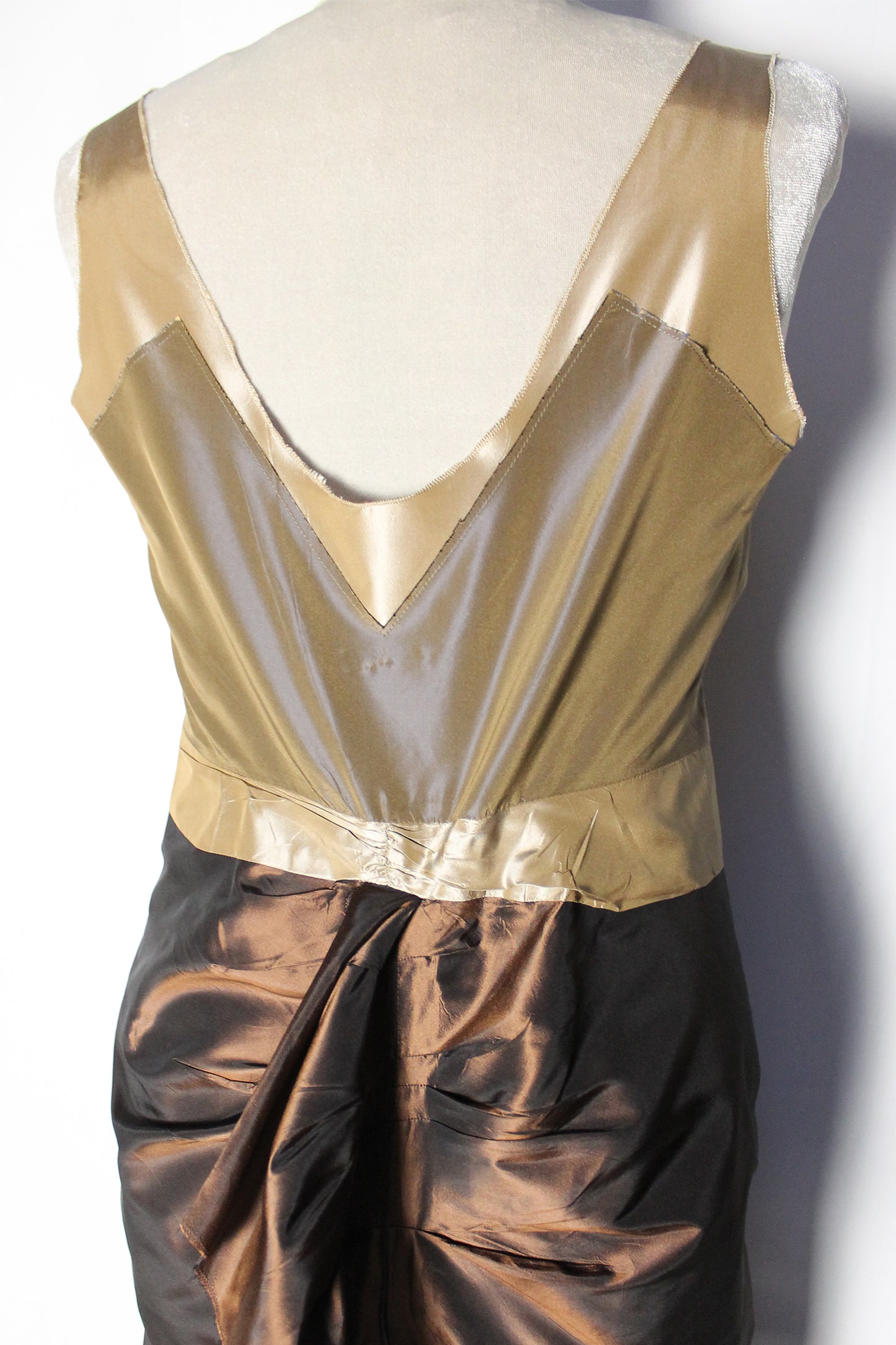 MIU MIU ABITO LUNGO IN SETA F/W 2004