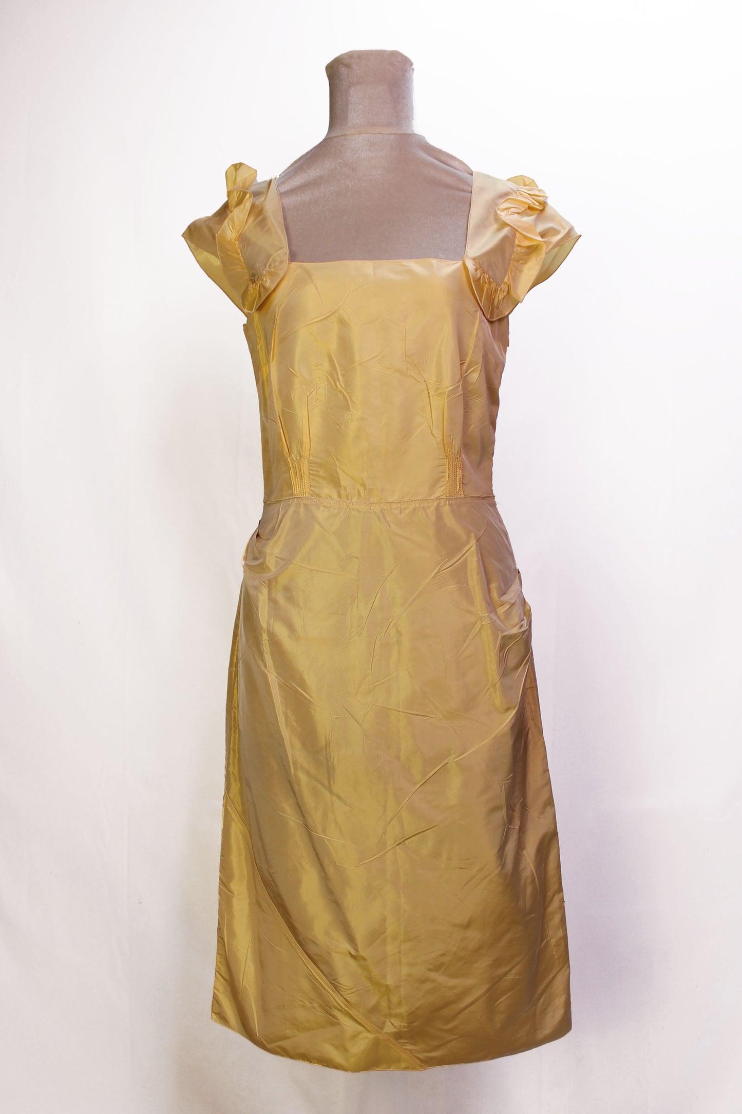 MIU MIU SPRING 2006 ARCHIVE SILK TAFFETA DRESS