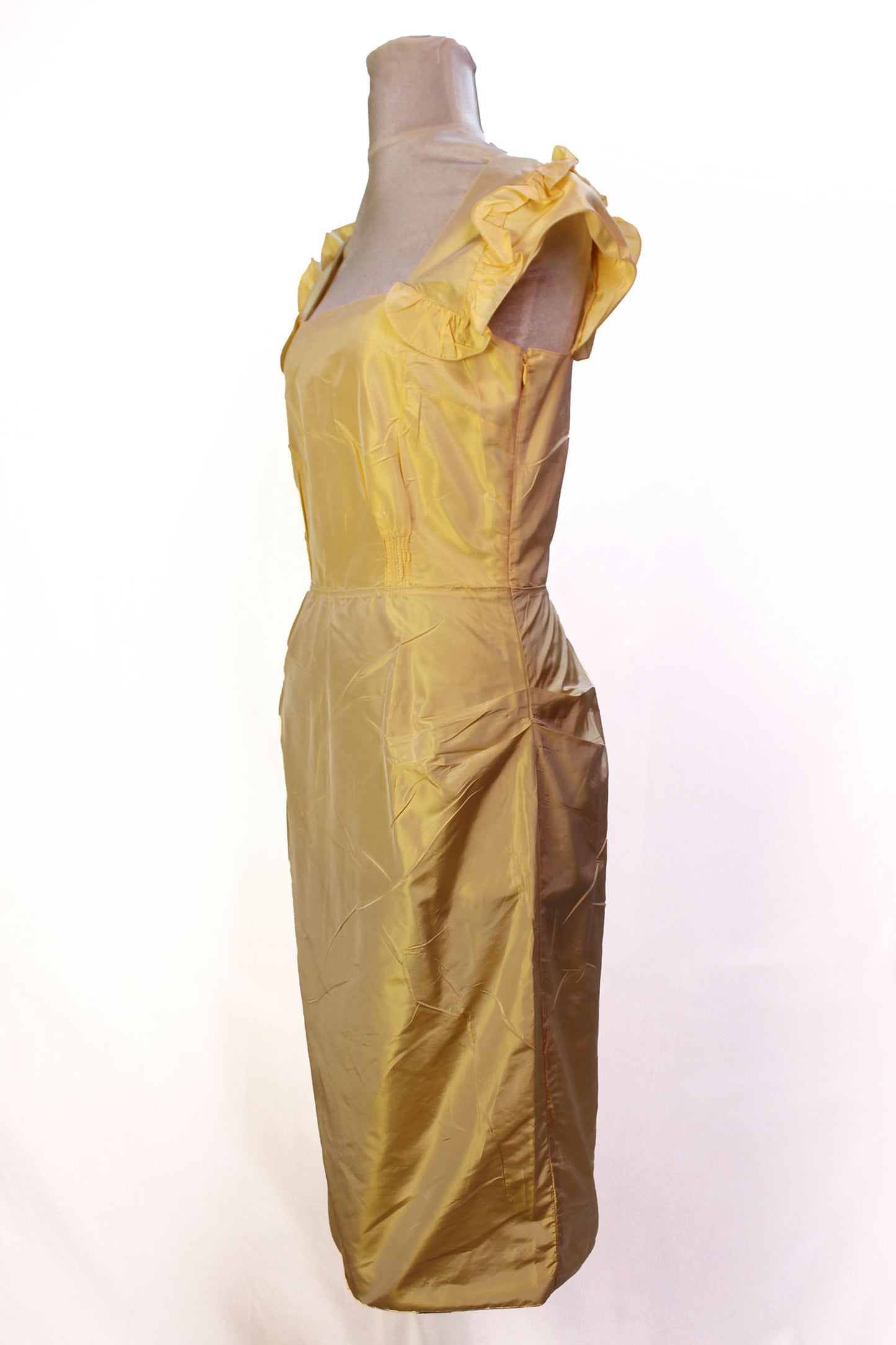 MIU MIU SPRING 2006 ARCHIVE SILK TAFFETA DRESS