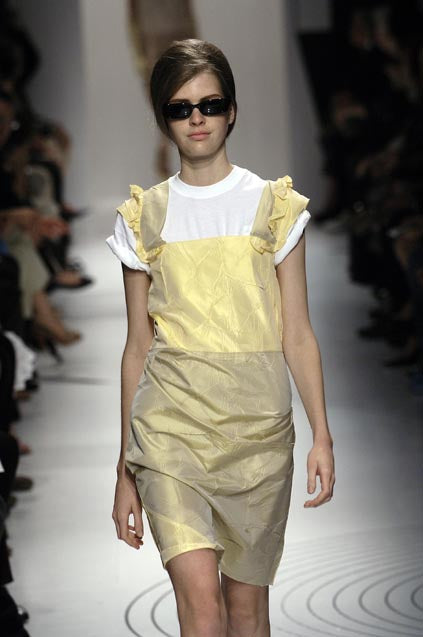 MIU MIU SPRING 2006 ARCHIVE SILK TAFFETA DRESS