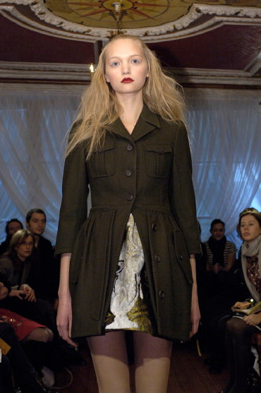 MIU MIU CAPPOTTO MILITARE IN LANA F/W 2006