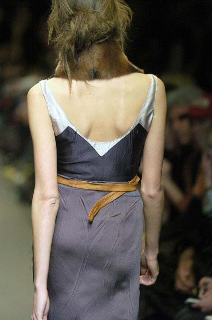 MIU MIU ABITO LUNGO IN SETA F/W 2004