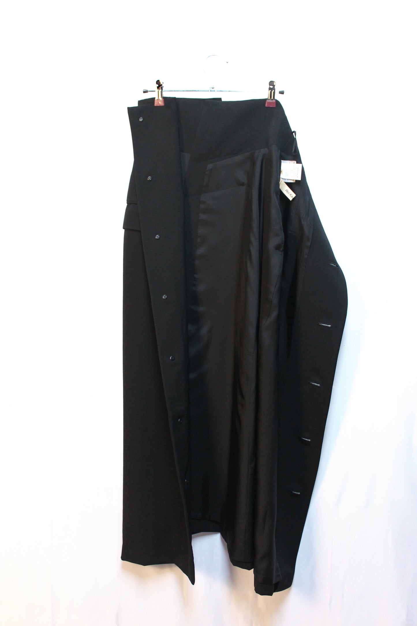 COMME DES GARÇONS REI KAWAKUBO GONNA LUNGA CON BOTTONI VINTAGE F/W 1992