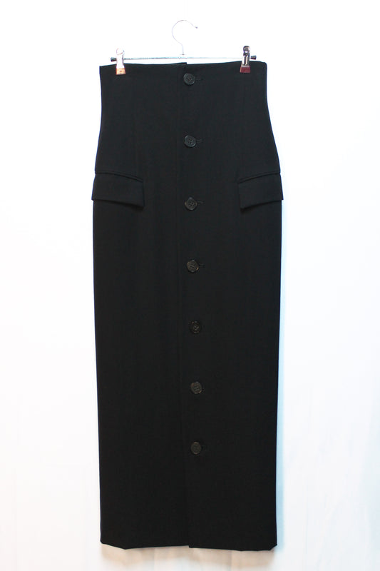 REI KAWAKUBO GONNA LUNGA CON BOTTONI VINTAGE F/W 1992
