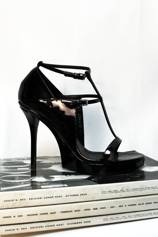 YVES SAINT LAURENT SANDALI "FATALE" VINTAGE - 37